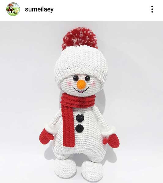 My kids love the snowmen too. It's look very nice & lovely. Thank to you I could learn more the techniques of crocheting amigurumi. This pattern is very good.